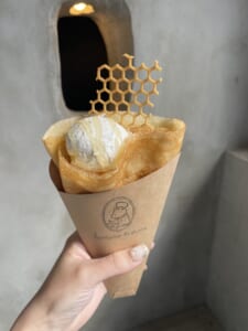 はちみつクリームチーズクレープ
