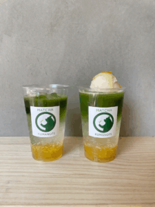 ゆず抹茶ソーダ